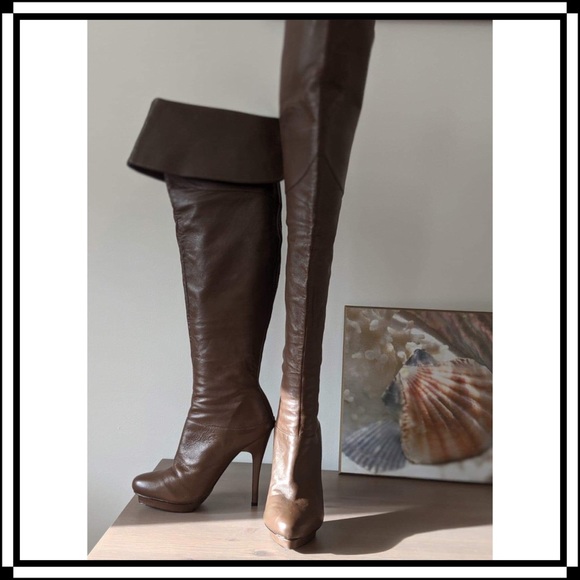 Charles Jourdan Shoes - EUC! Charles Jourdan Paris Over the Knee Boot Sz7